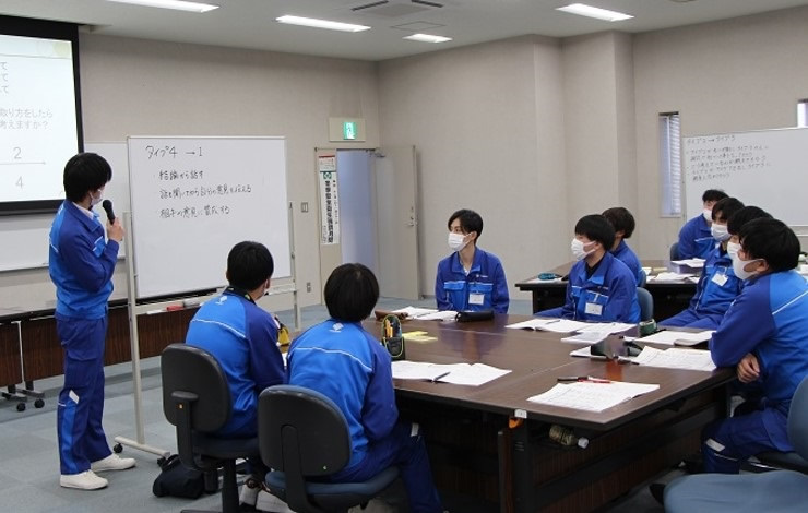 新入社員フォロー教育（グループワーク）